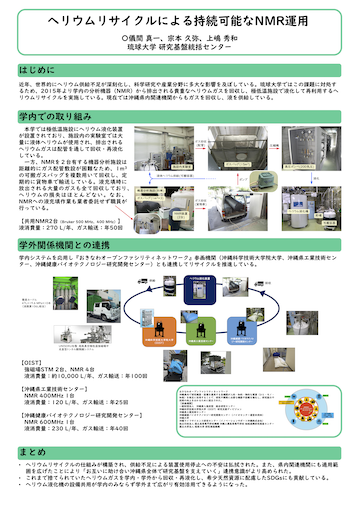 研究会で発表のポスター